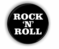 Rock 'n' Roll, small badge